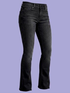 🚺 W26/L28 — G-Star Raw Noxer Bootcut Women [JET BLACK]